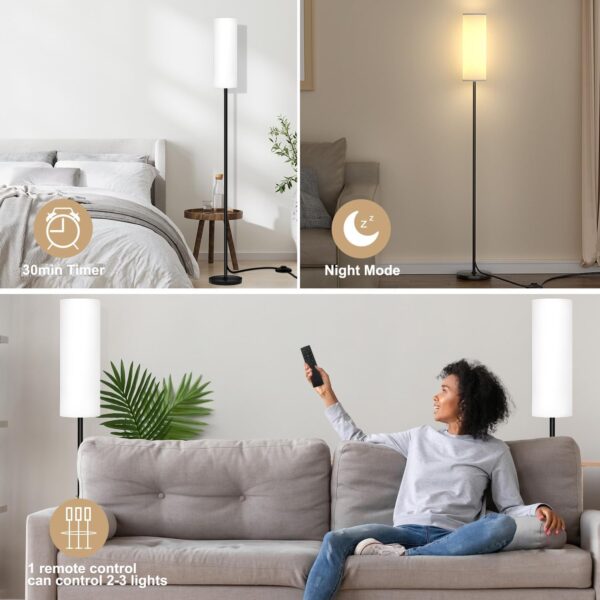 LED Floor Lamp with Remote Control