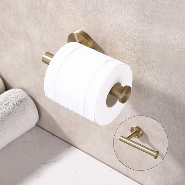 Gold Toilet Paper Holder Stainles Steel